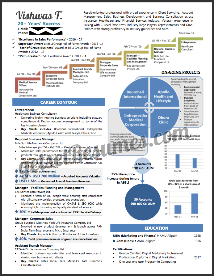 Infographic Resume by GSR