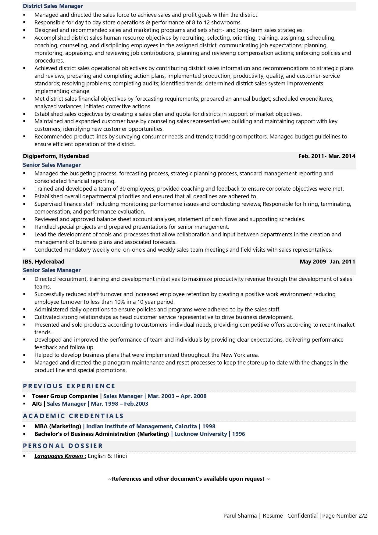 National Sales Director Resume Examples Template with Job Winning Tips 